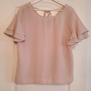 BUFFALO David Bitton flutter sleeved top.